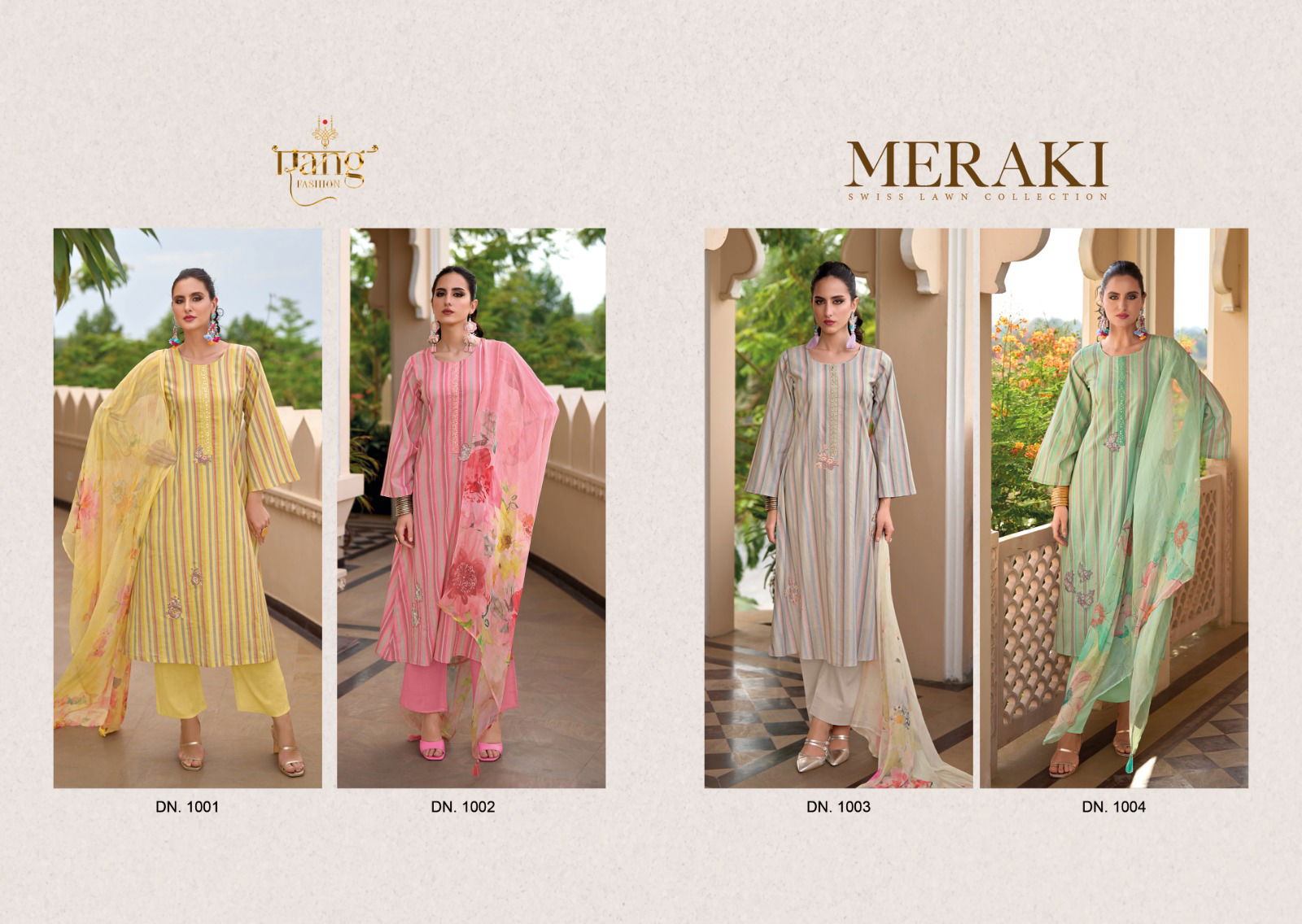 Meraki By Rung Lawn Cotton Dress Material Wholesale Clothing Suppliers In India